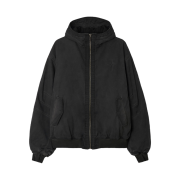 BLR Dyed Snowflakes Logo Washing Puffer Jacket Grey