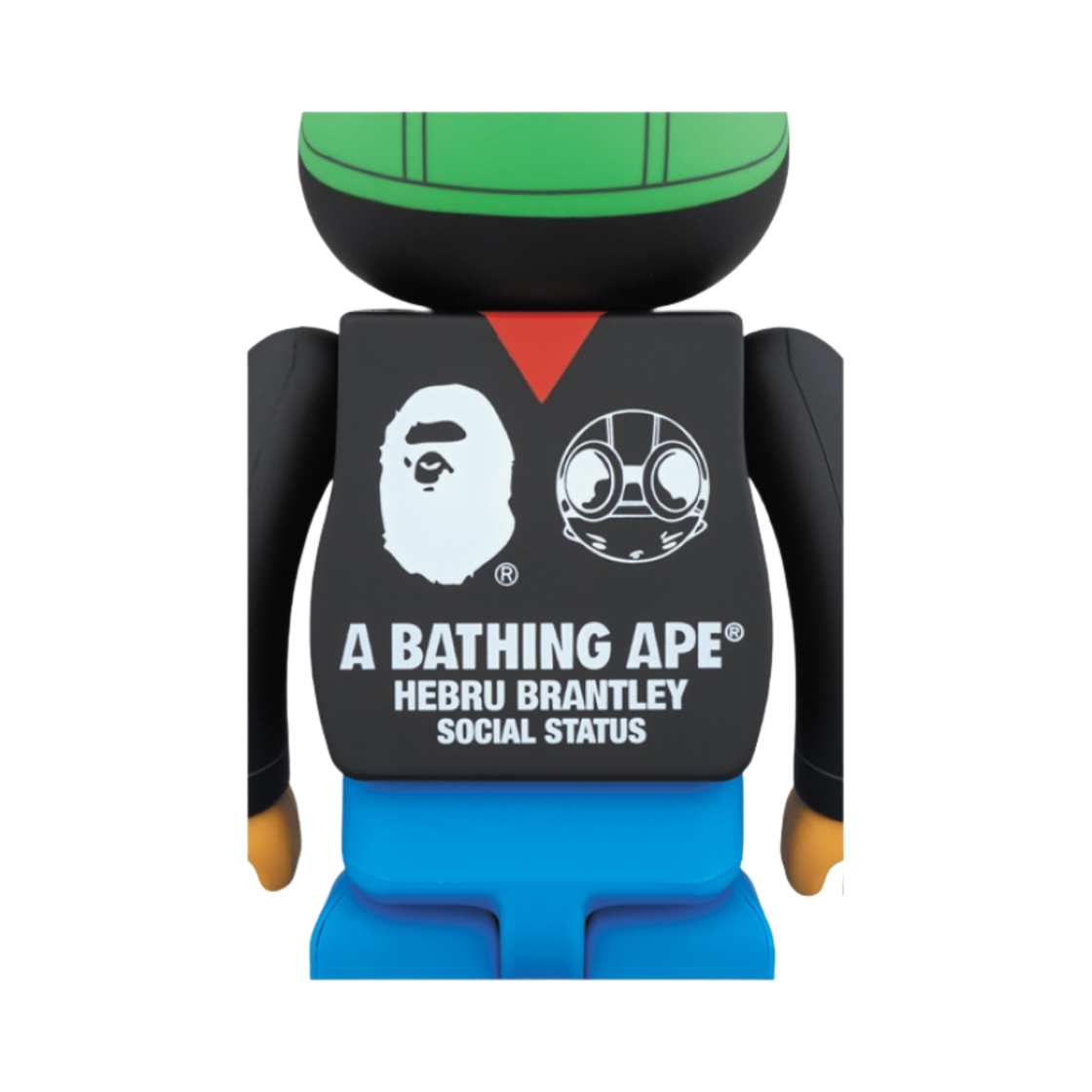 베어브릭 x 베이프 x 히브루 브랜틀리 플라이보이 샤크 100%(Bearbrick x BAPE x Hebru Brantley Flyboy Shark 100%) - 2