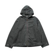 A.Presse 2025 Style2 Vintage US Navy Zip Hoodie Olive - 25FW