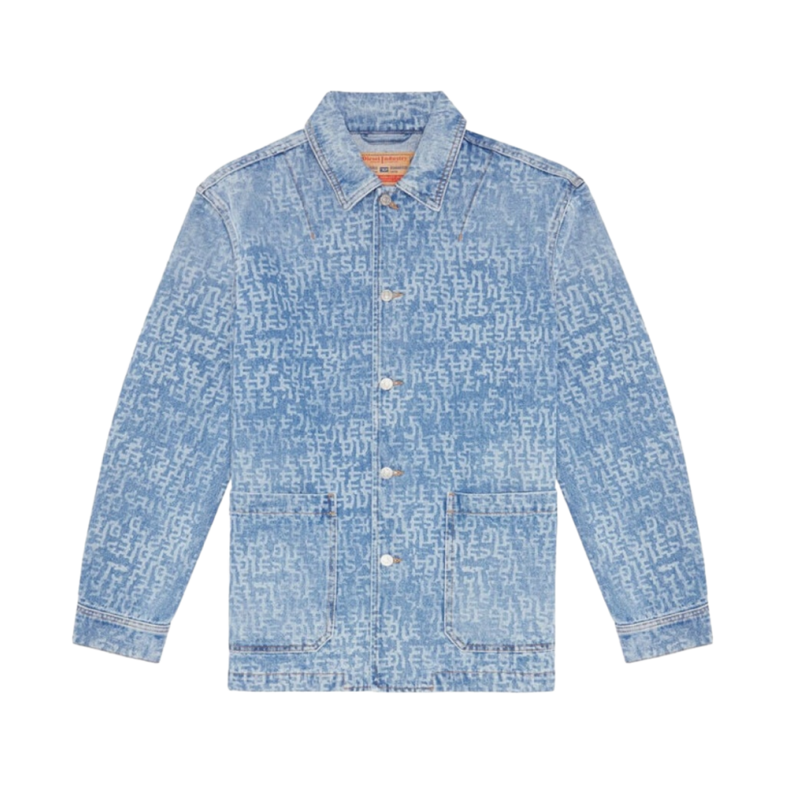 디젤 D-롤크 데님 자켓 라이트 블루