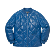 Supreme Quilted Leather Work Jacket Royal - 22FW