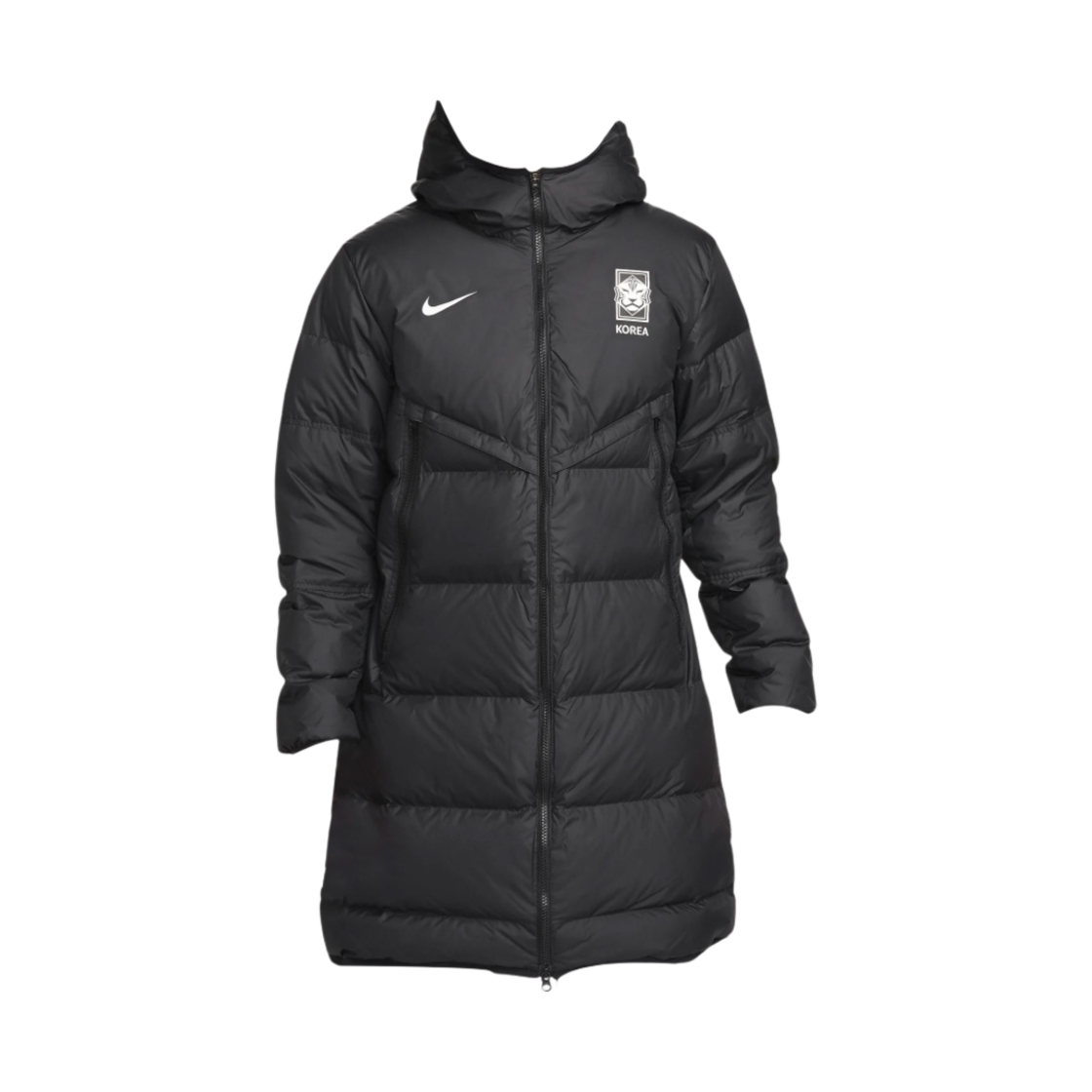 나이키 코리아 스트라이크 다운 풋볼 자켓 블랙 화이트(Nike Korea Strike Down Football Jacket Black White)
