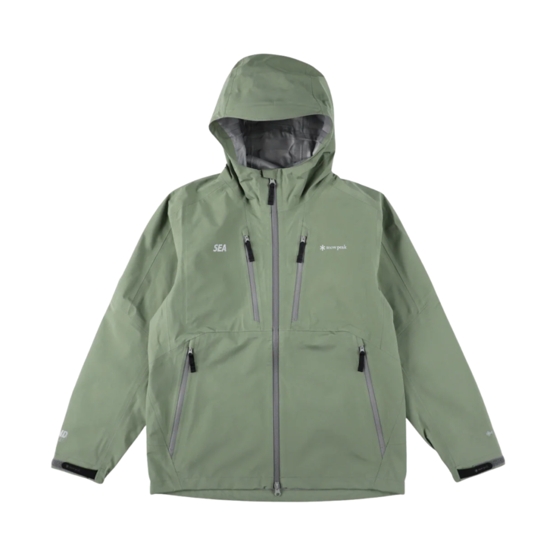 스노우 피크 x 윈드 앤 씨 고어텍스 레인 자켓 폴리지(Snow Peak x Wind and Sea Gore-Tex Rain Jacket Foliage)
