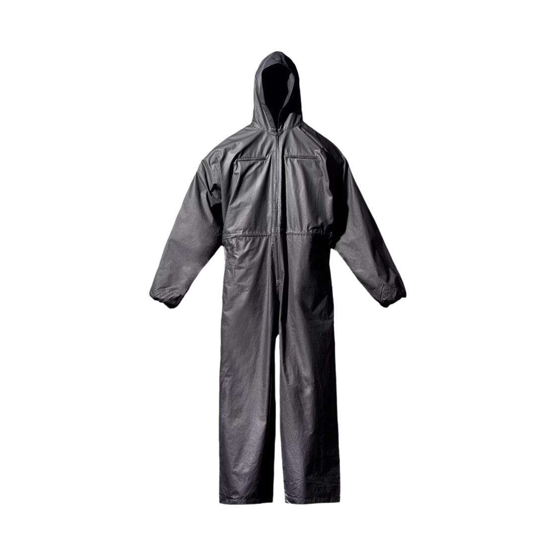 이지 갭 엔지니어드 바이 발렌시아가 코티드 코튼 오버롤 블랙(Yeezy Gap Engineered By Balenciaga Coated Cotton Overalls Black)