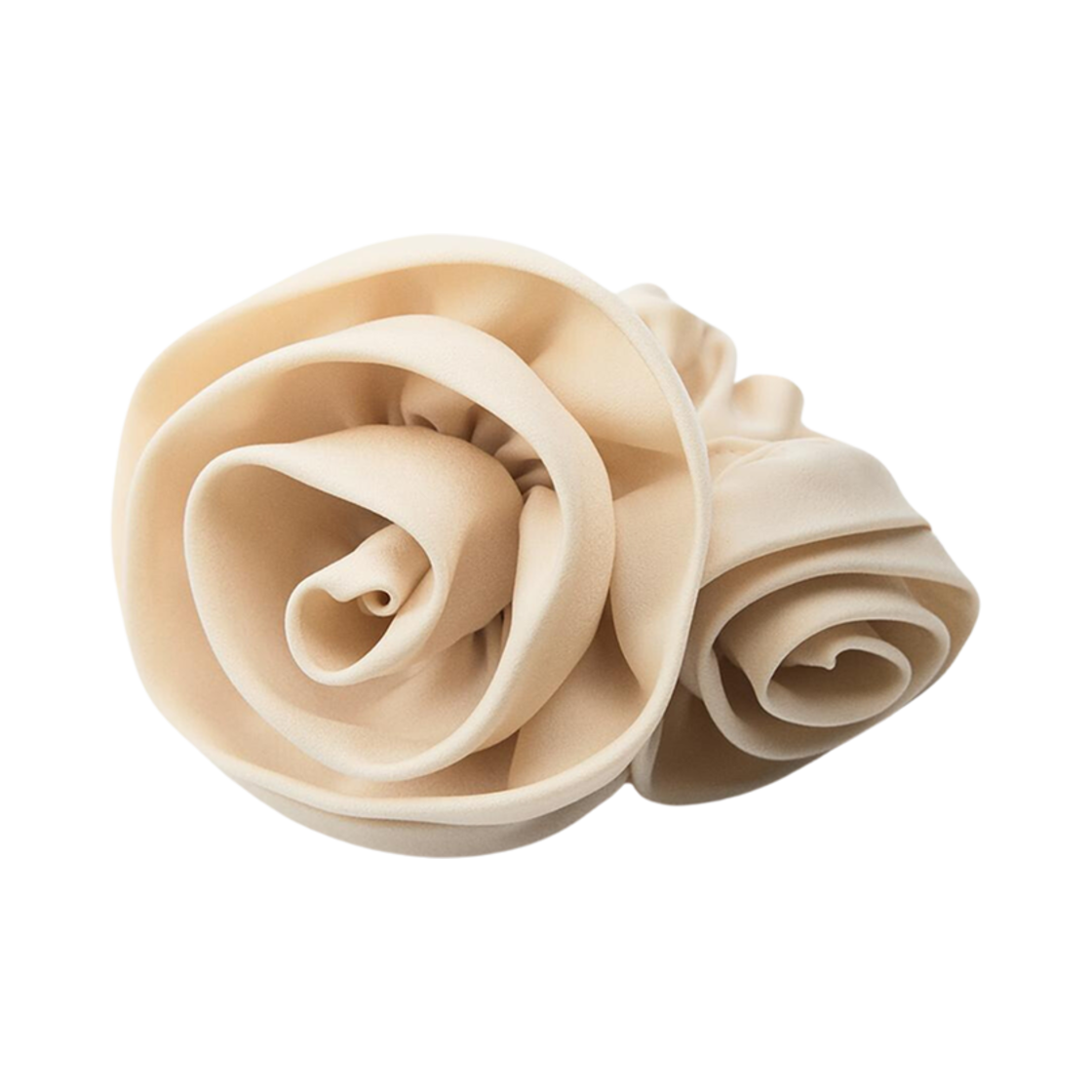 3920/207/712 (W) Zara Double Flower Scrunchie Cream