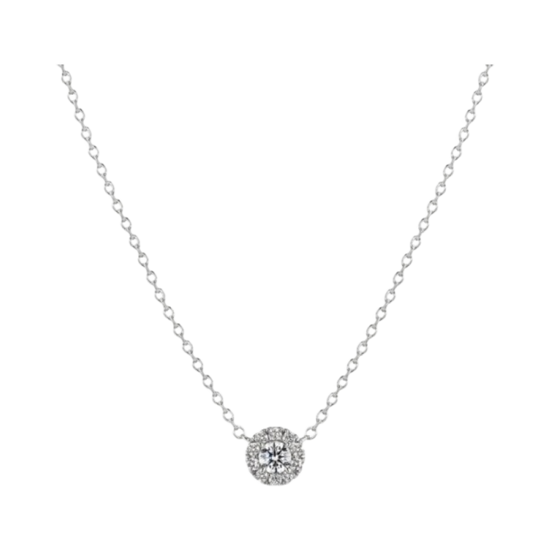 골든 듀 화이트 블룸2 8P 네클리스 화이트 골드(Golden Dew White Bloom 2 8P Necklace White Gold)