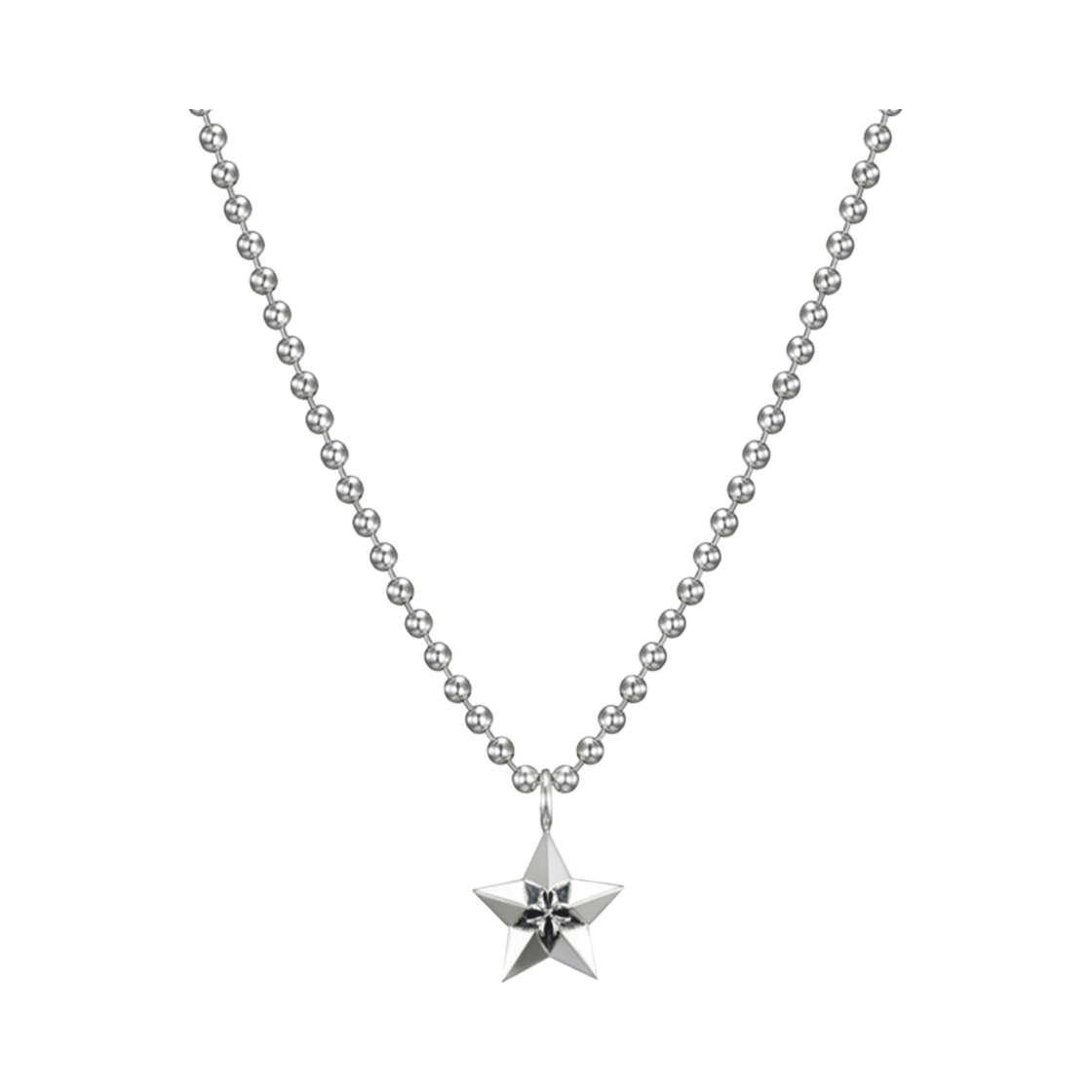 스쿠도 빈티지 미니 투 스타 넥크리스