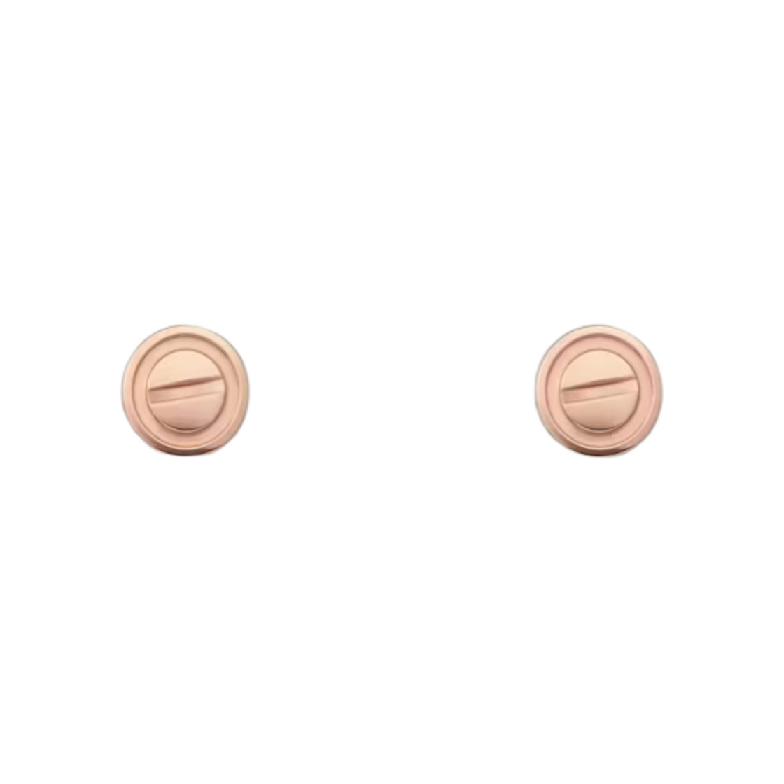 (W) 까르띠에 러브 이어링 로즈 골드((W) Cartier Love Earrings Rose Gold) - 1