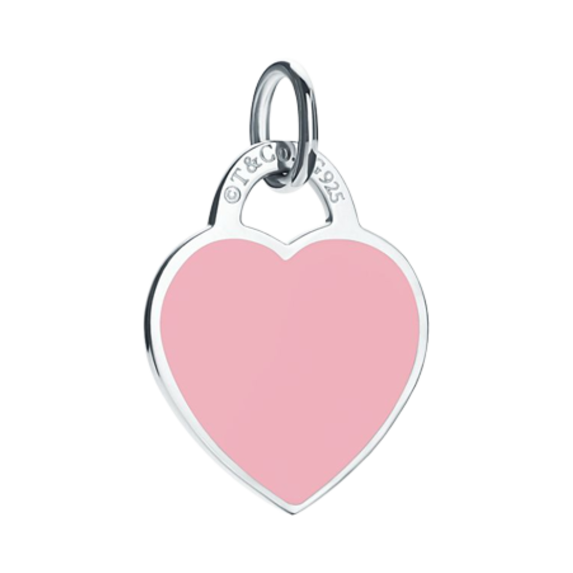 티파니앤코 핑크 스몰 하트 태그 참 실버(Tiffany & Co. Pink Small Heart Tag Charm Silver) - 1