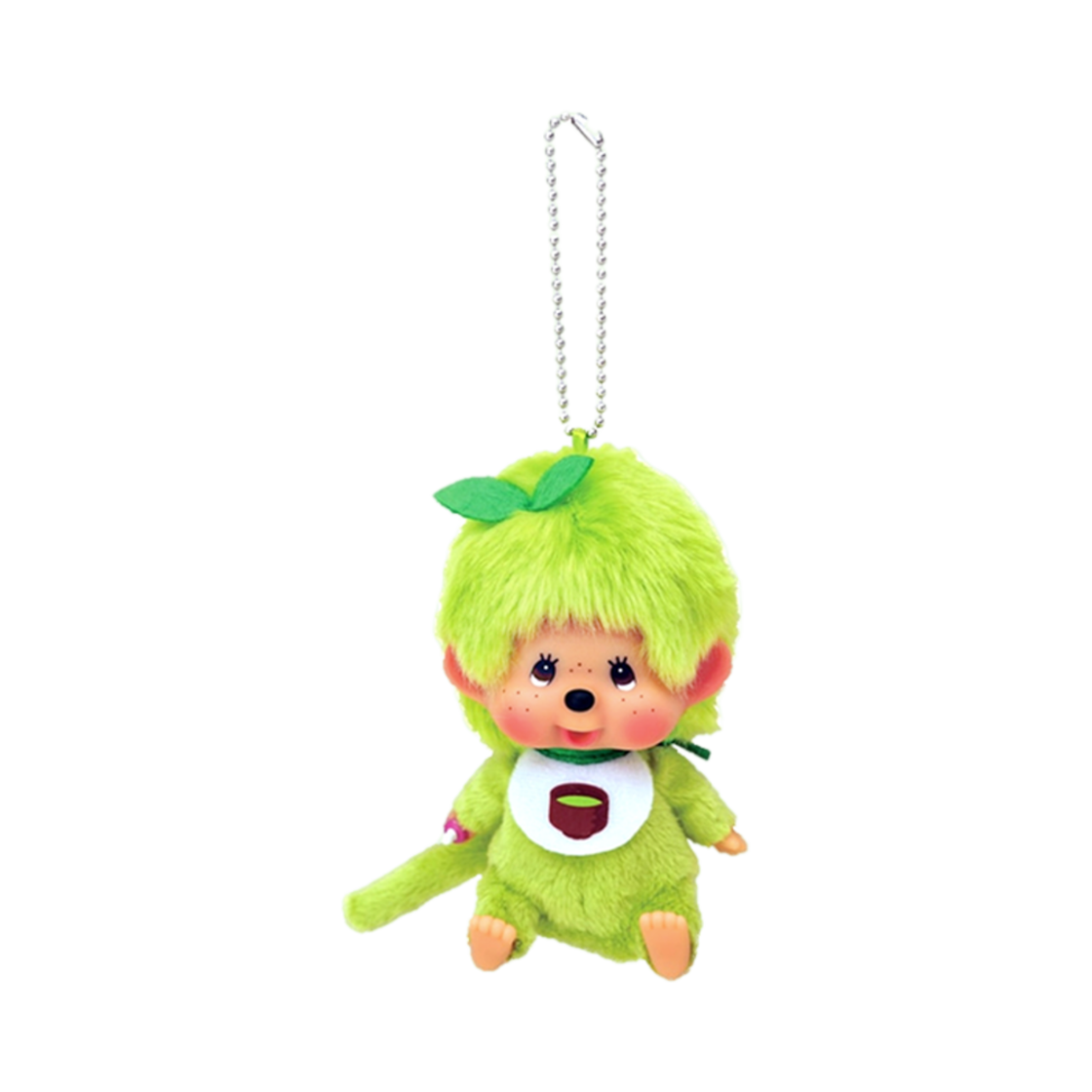 몬치치 그린 티 빅헤드 SS 키 체인 그린(Monchhichi Green Tea Bighead SS Key Chain Green)