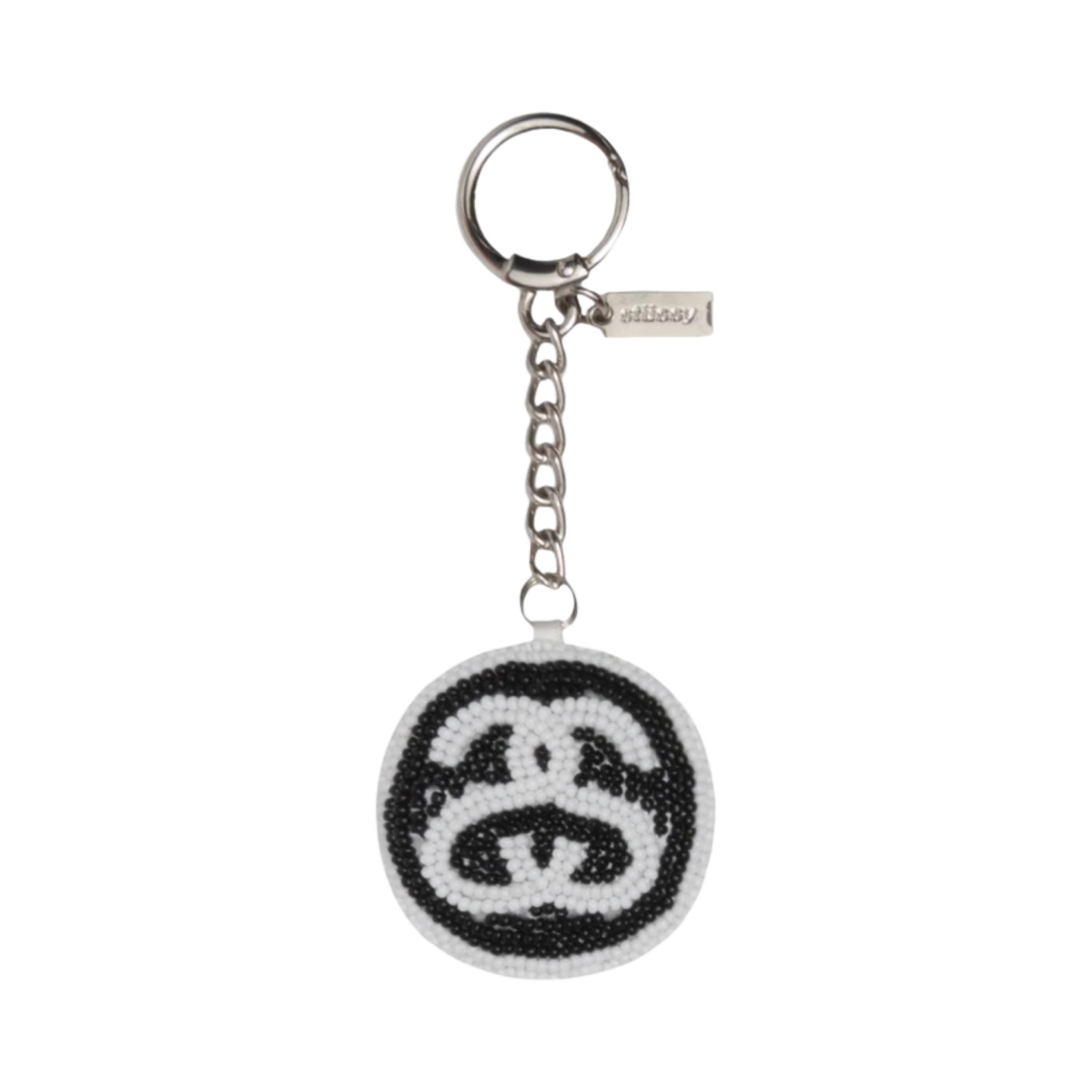 스투시 SS 링크 비디드 볼 키체인 블랙(Stussy SS Link Beaded Ball Keychain Black)