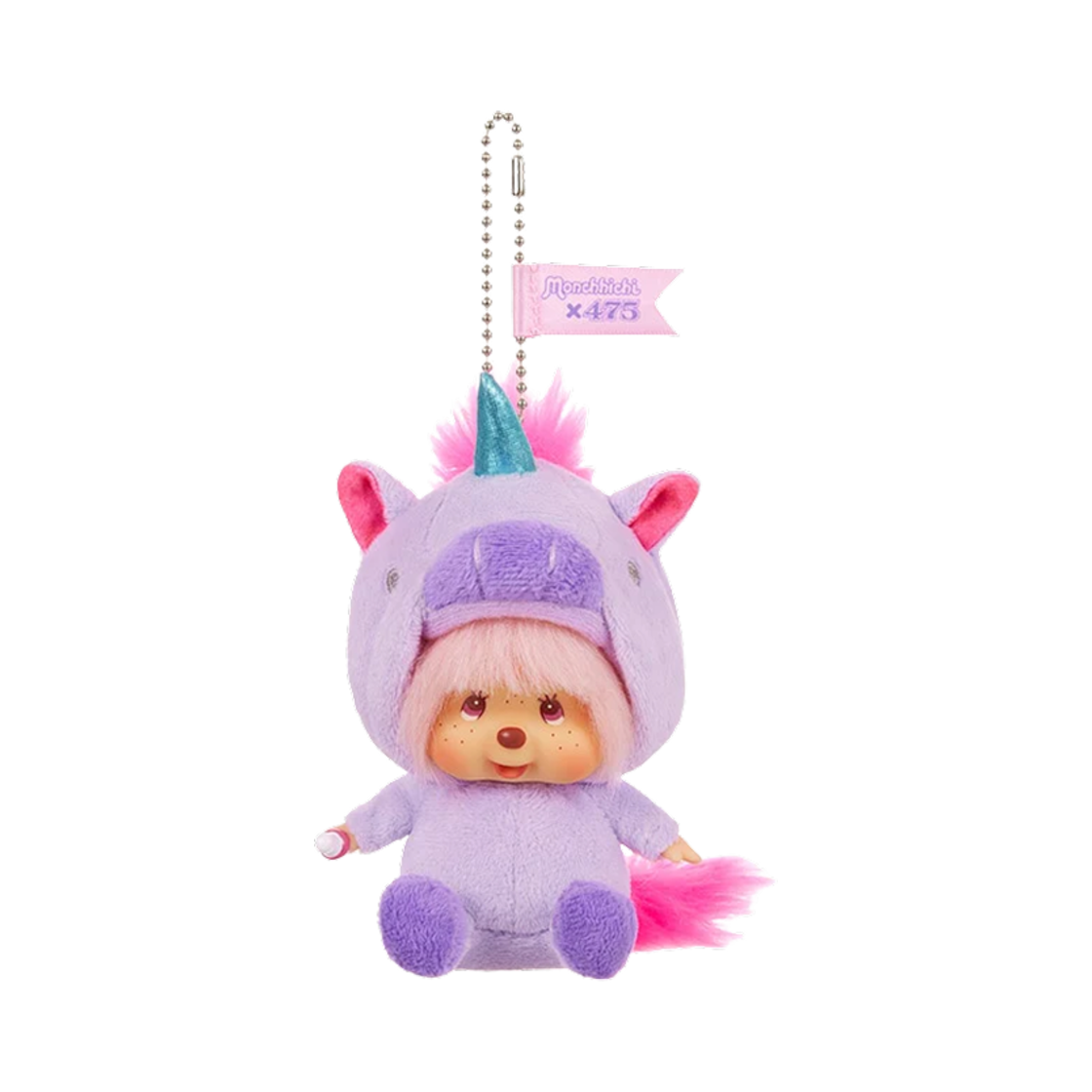 몬치치 x 시나코 SS 유니콘 키 체인 퍼플
