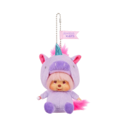 Monchhichi x Shinako SS Unicorn Key Chain Purple