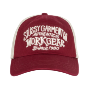 Stussy Low Profile Workgear Strapback Wine