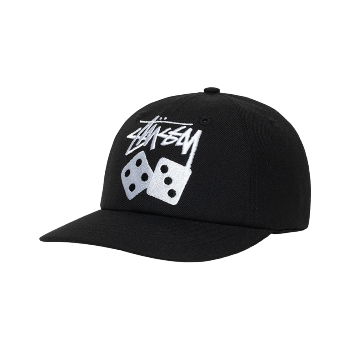스투시 로우 프로파일 스탁 다이스 스냅백 블랙(Stussy Low Profile Stock Dice Snapback Black) - 2