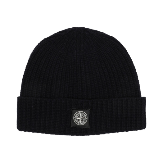 7715N10B5-V0020 Stone Island N10B5 Beanie Navy Blue - 22FW