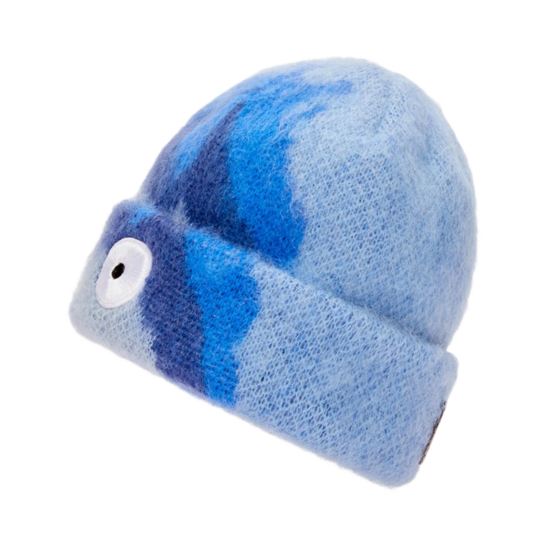 로에베 x 하울의 움직이는 성 캘시퍼 모헤어 울 블렌드 비니 블루 라이트 블루(Loewe x Howl's Moving Castle Calcifer Beanie in Mohair and Wool Blend Blue Light Blue) - 3