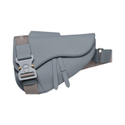 Dior Saddle Bag Dior Gray Grained Calfskin
