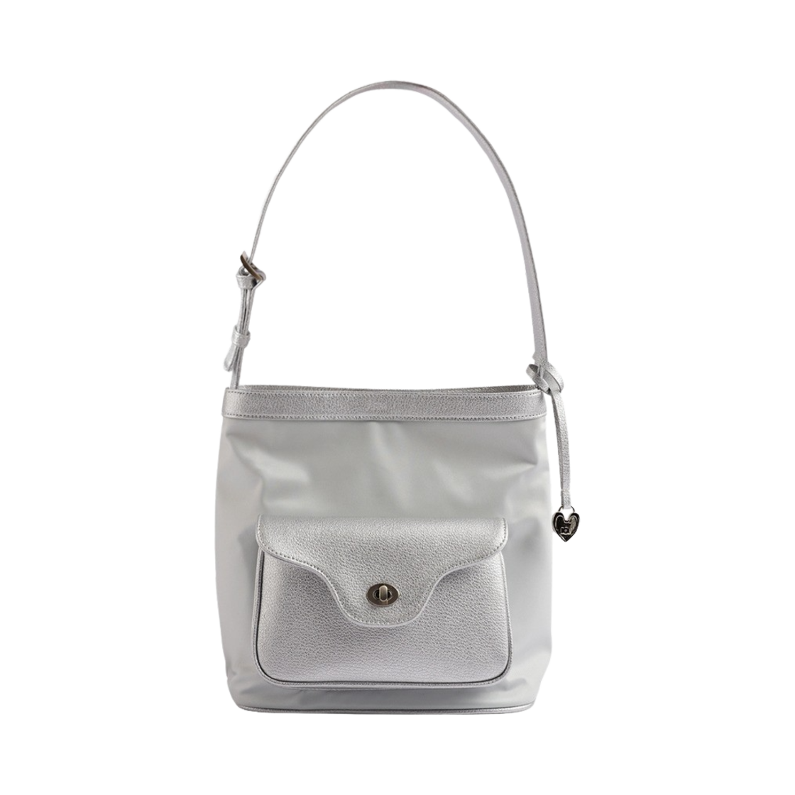 24062865 APOA Suave Bucket Bag Silver