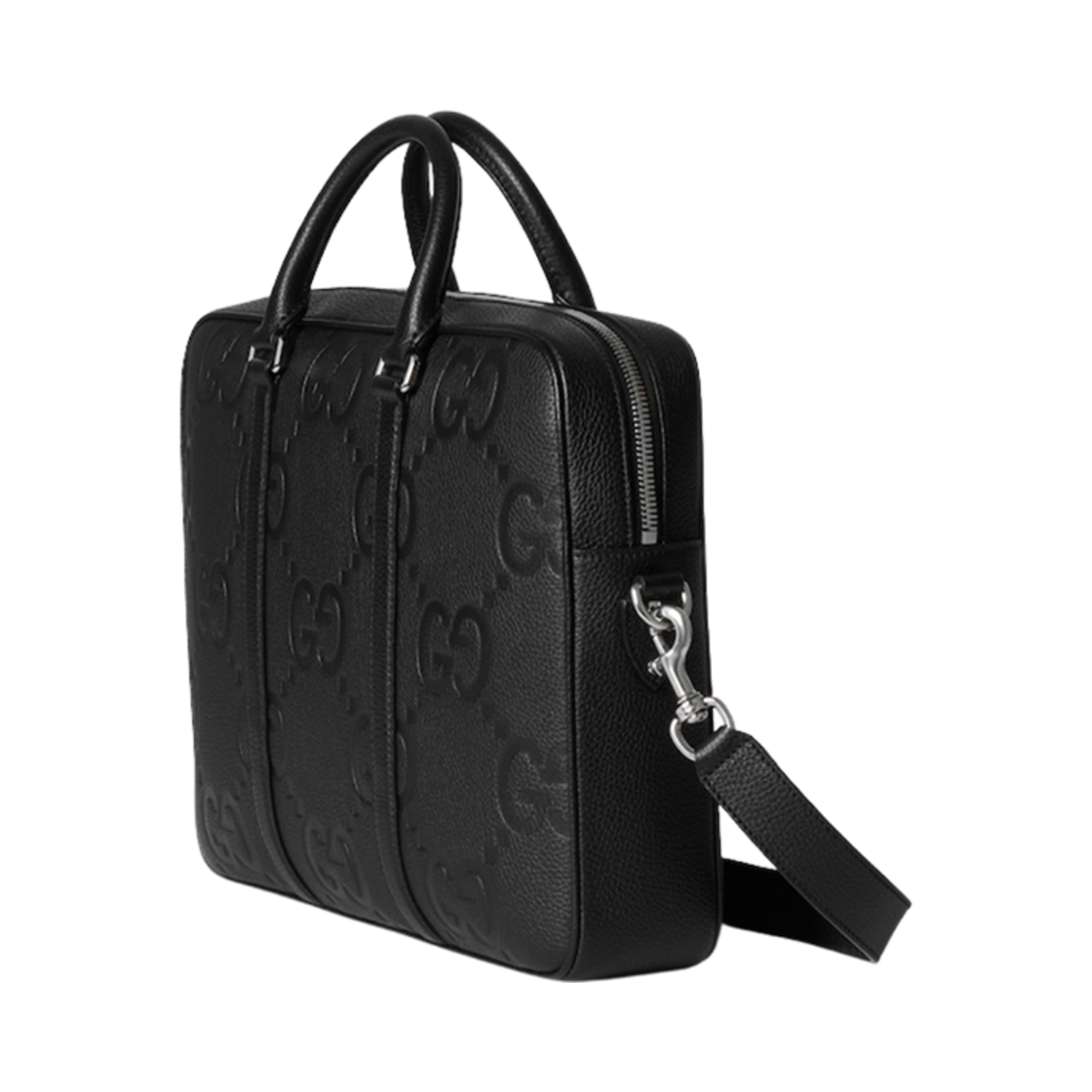 792264-AABY0-1000 Gucci Jumbo GG Briefcase Black - #2