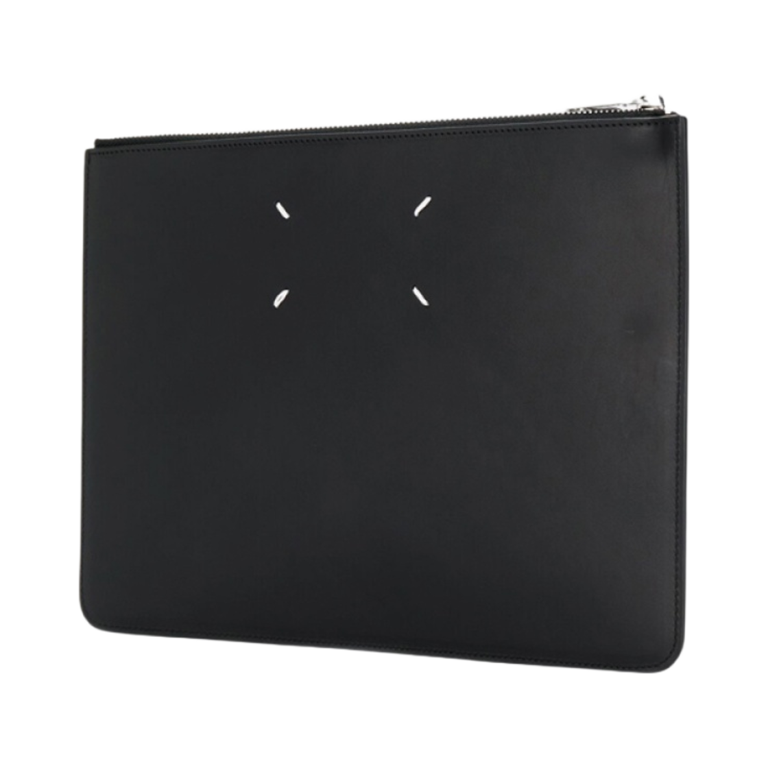 메종 마르지엘라 포 스티치 지퍼 파우치 블랙(Maison Margiela Four Stitches Zipped Pouch Black) - 1