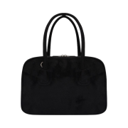Anoetic Two-way Suede Tote Bag Black