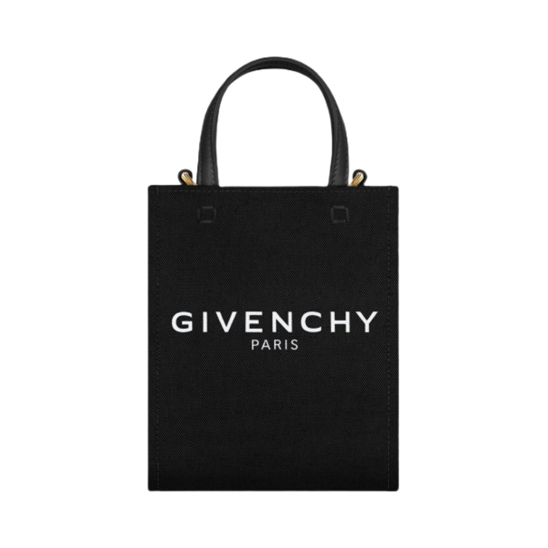 지방시 미니 G 캔버스 버티컬 토트 쇼핑백 블랙(Givenchy Mini G Tote Vertical Shopping Bag in Canvas Black)