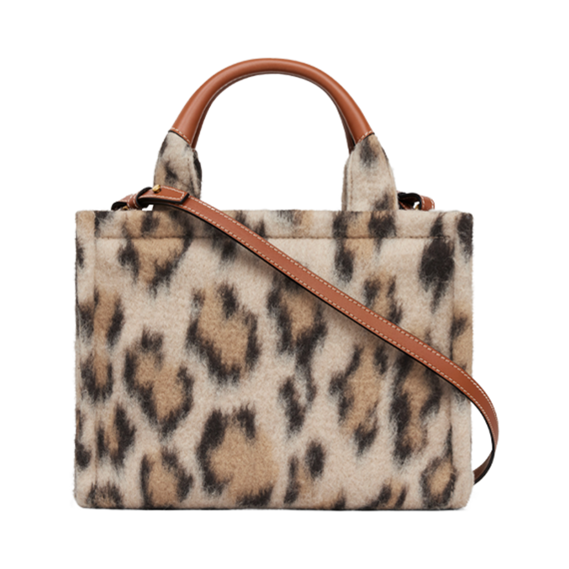 셀린느 스몰 카바스 타이스 레오파드 텍스타일 카프스킨 레오파드(Celine Small Cabas Thais in Leopard Textile Calfskin Leopard) - 3
