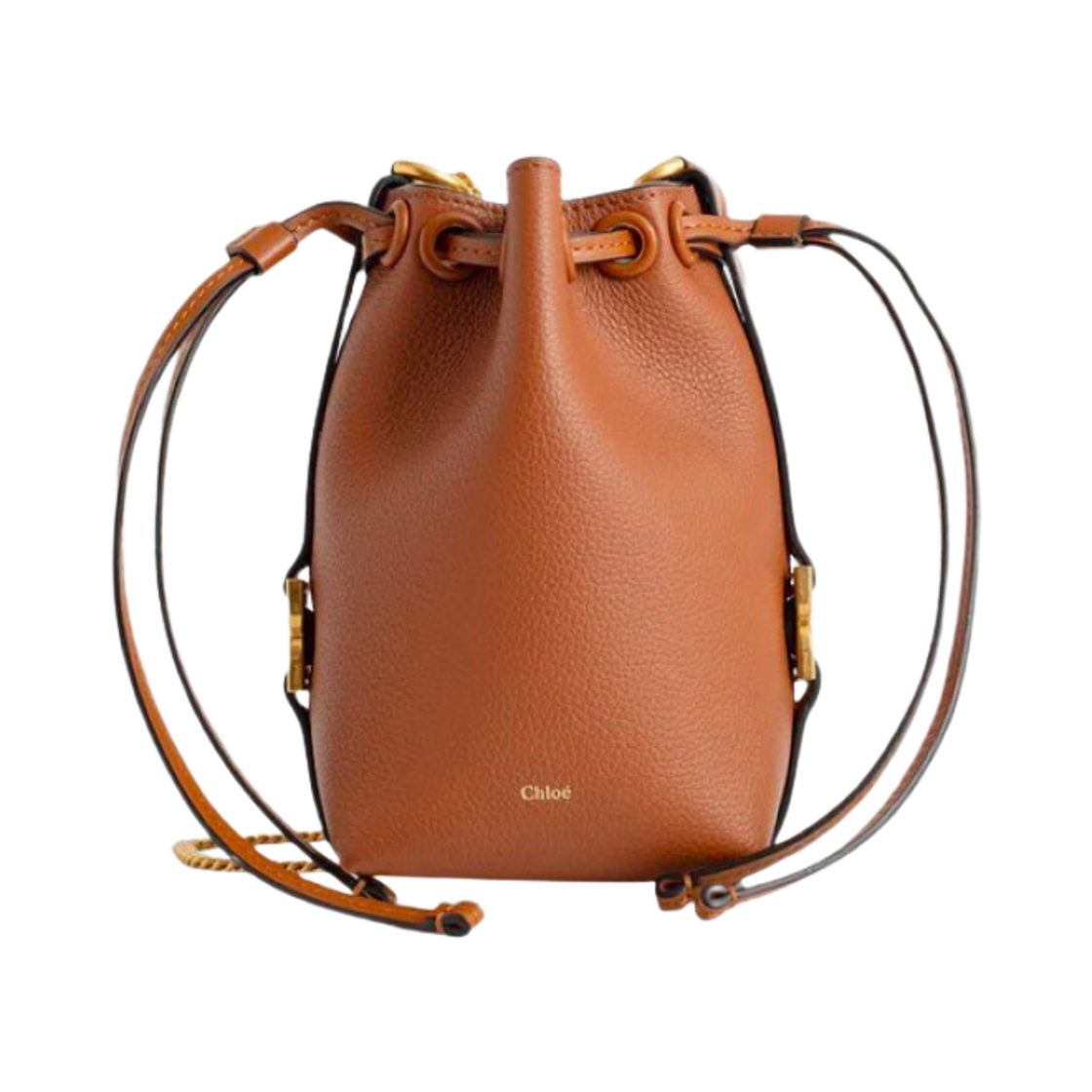 CHC23AP844I3125M Chloe Marcie Micro Bucket Bag Tan