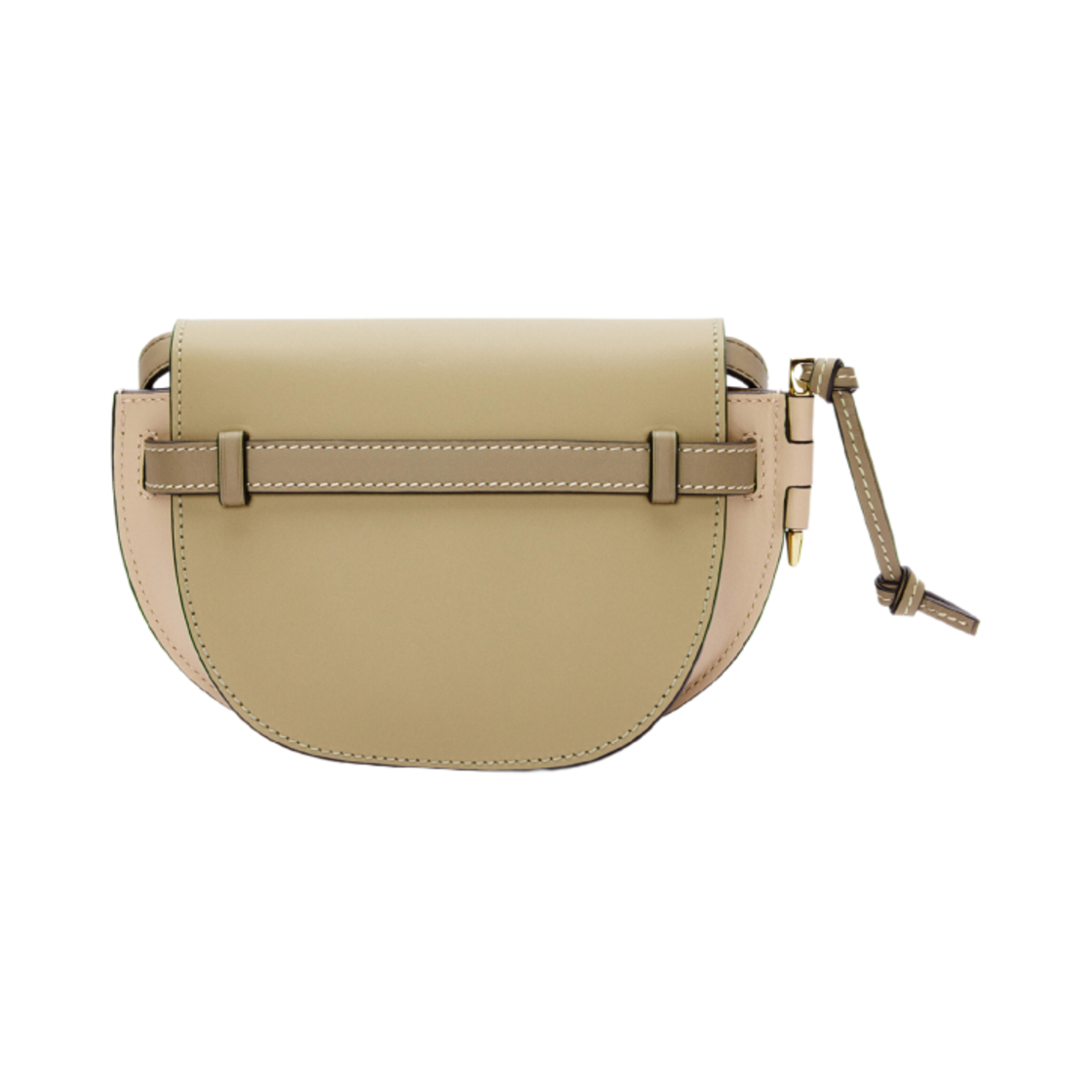 로에베 미니 게이트 듀얼백 소프트 카프스킨 클레이 그린 더스티 베이지(Loewe Mini Gate Dual Bag in Soft Calfskin Clay Green Dusty Beige) - 3