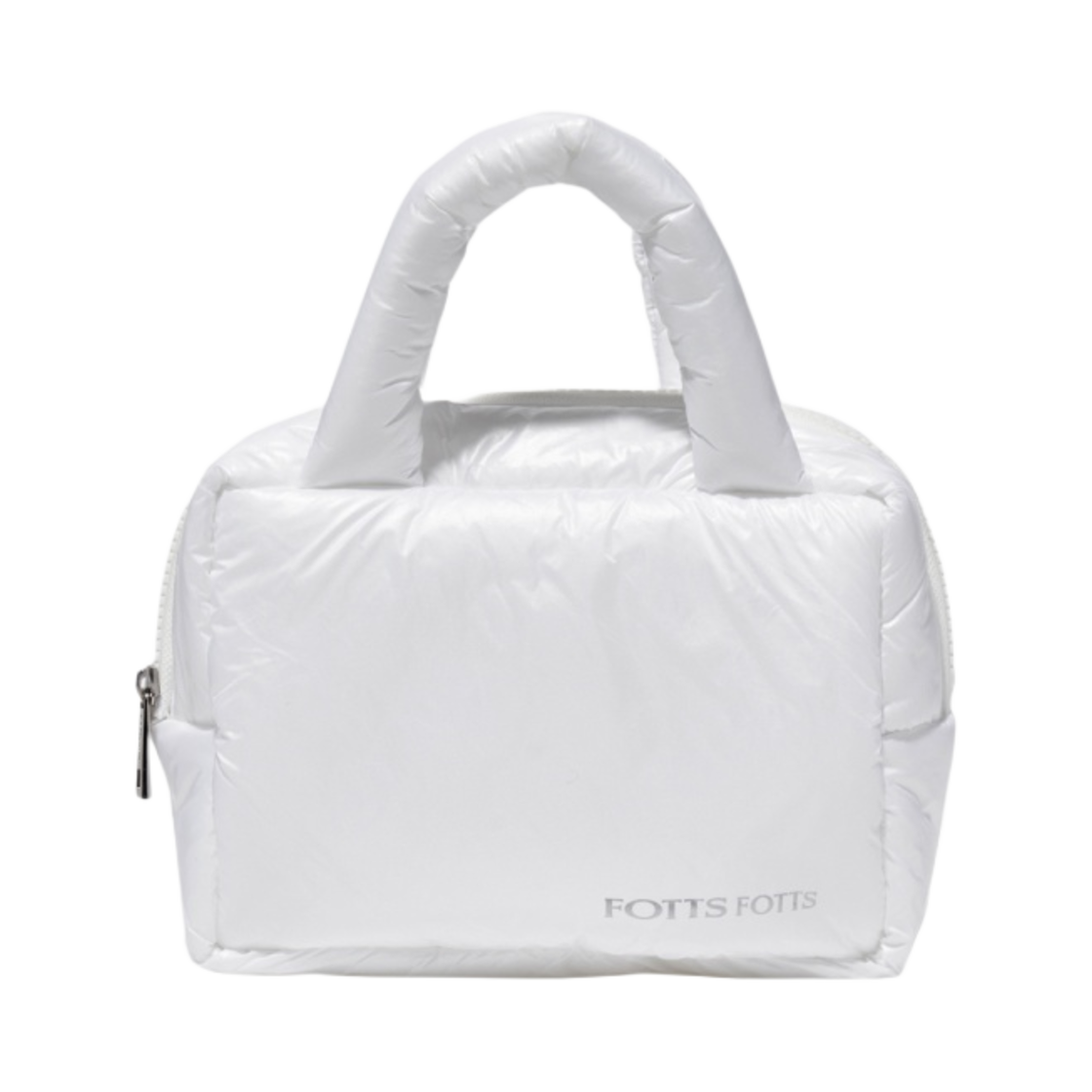 포츠포츠 퍼퍼 백 미니 화이트(Fottsfotts Puffer Bag Mini White)