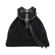 FARVEN Velour Triangle Backpack Black