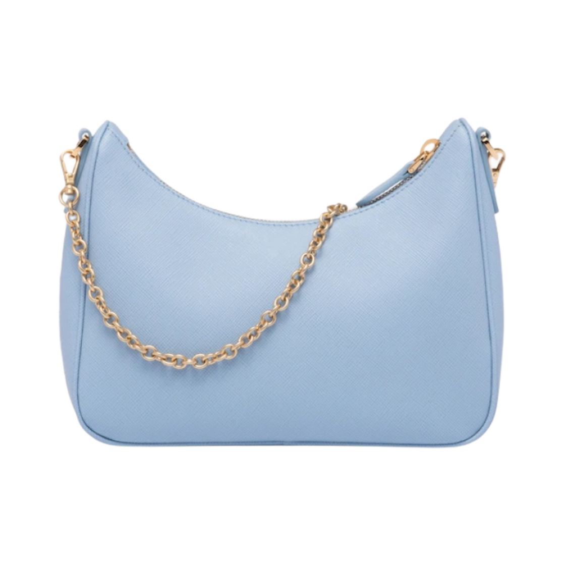 프라다 리에디션 2005 사피아노 레더 백 페일 블루(Prada Re-Edition 2005 Saffiano Leather Bag Pale Blue) - 2