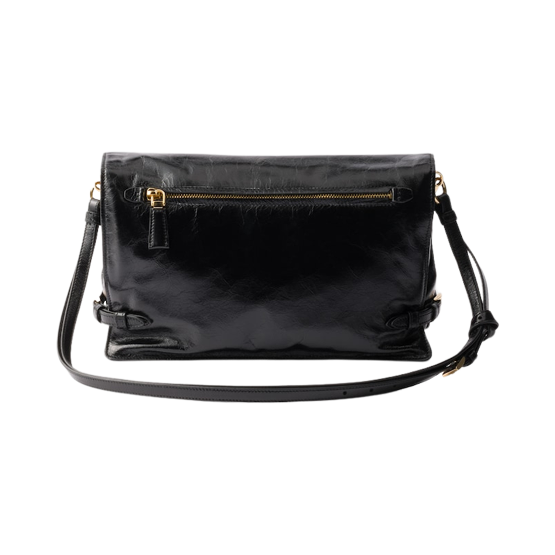 프라다 미디움 레더 숄더백 블랙(Prada Medium Leather Shoulder Bag Black) - 2