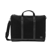 Porter Rubber Paint 2Way Briefcase Black