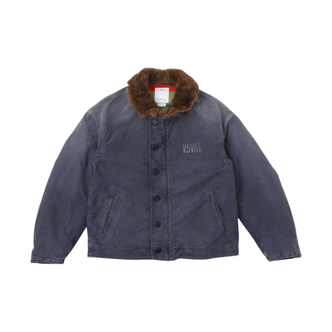 0124105013007 Visvim Purser Deck Jacket Navy - 24SS