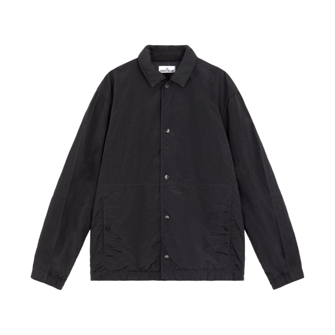 8115Q0819-V0029 Stone Island Q0819 Nylon Metal in Econyl Light Jacket with Anti-Drop Black - 24FW