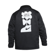 Nike NSW Lined Winterized Coach Jacket Black White - Asia