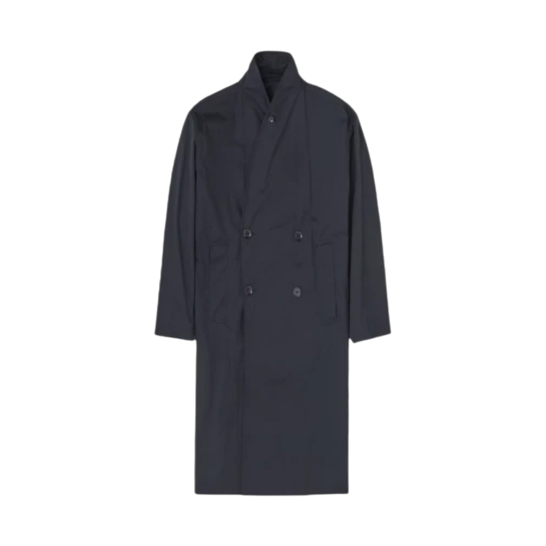 르메르 랩 카라 트렌치 블랙(Lemaire Wrap Collar Trench Black) - 1