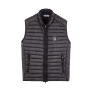 Stone Island G0224 Loom Woven Chambers Recycled Nylon Down-TC Vest Black - 23FW