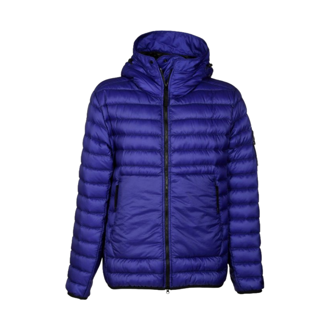 스톤 아일랜드 40324 바이오 베이스 립스탑 나일론 후드 다운 자켓 블루에뜨 - 22SS(Stone Island 40324 Bio-Based Ripstop Nylon Hooded Down Jacket Bluette - 22SS) - 1