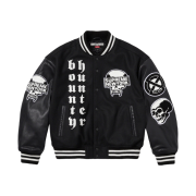 Supreme x Bounty Hunter Varsity Jacket Black - 23FW