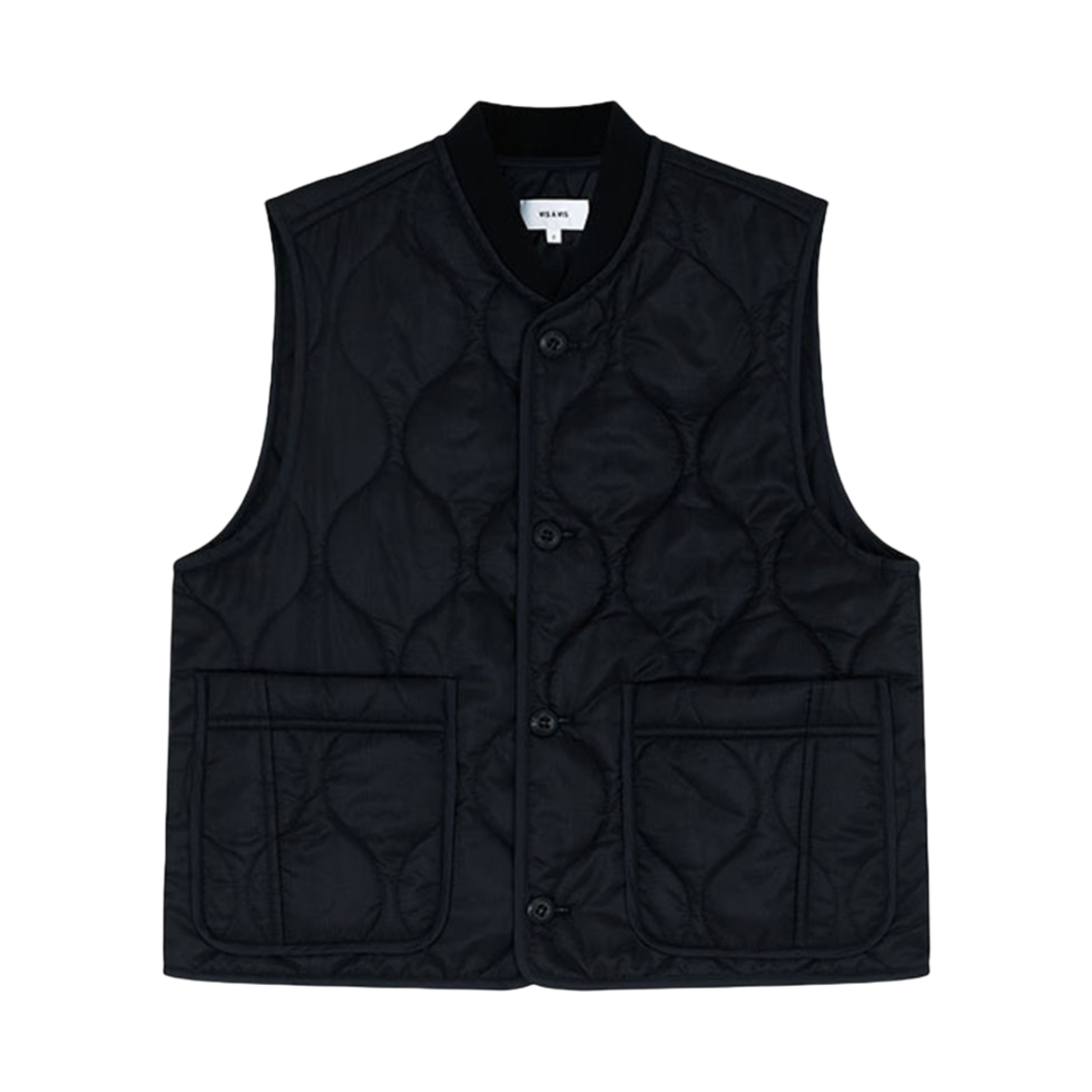 243-1701-01 VIS A VIS Quilted Vest Black
