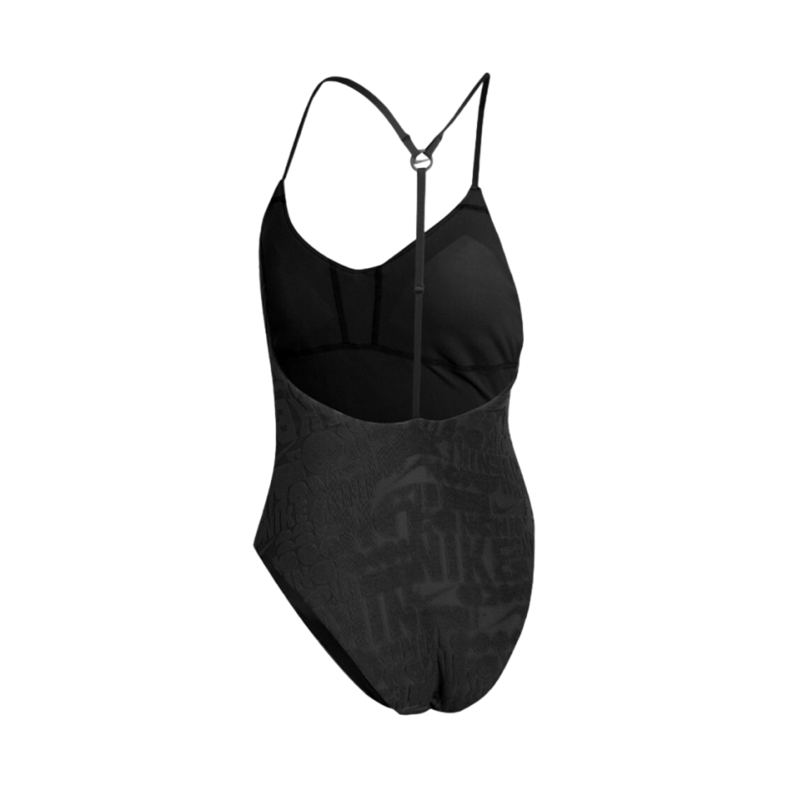 (W) 나이키 스윔 레트로 플로우 타이백 블랙((W) Nike Swim Retro Flow Tie Back Black) - 2