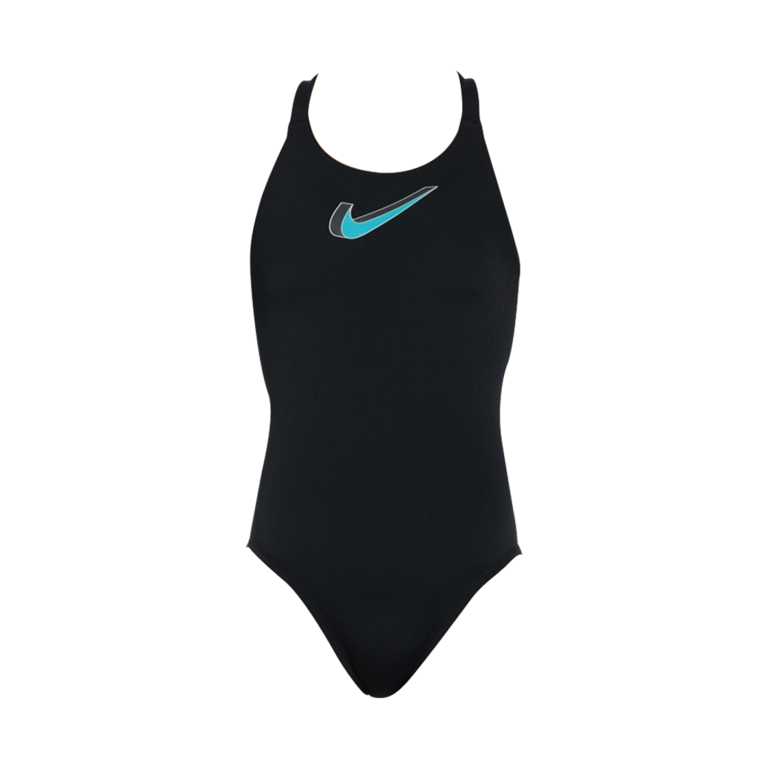 NESSE060-001 (W) Nike Swim Cube Swoosh Fastback Black