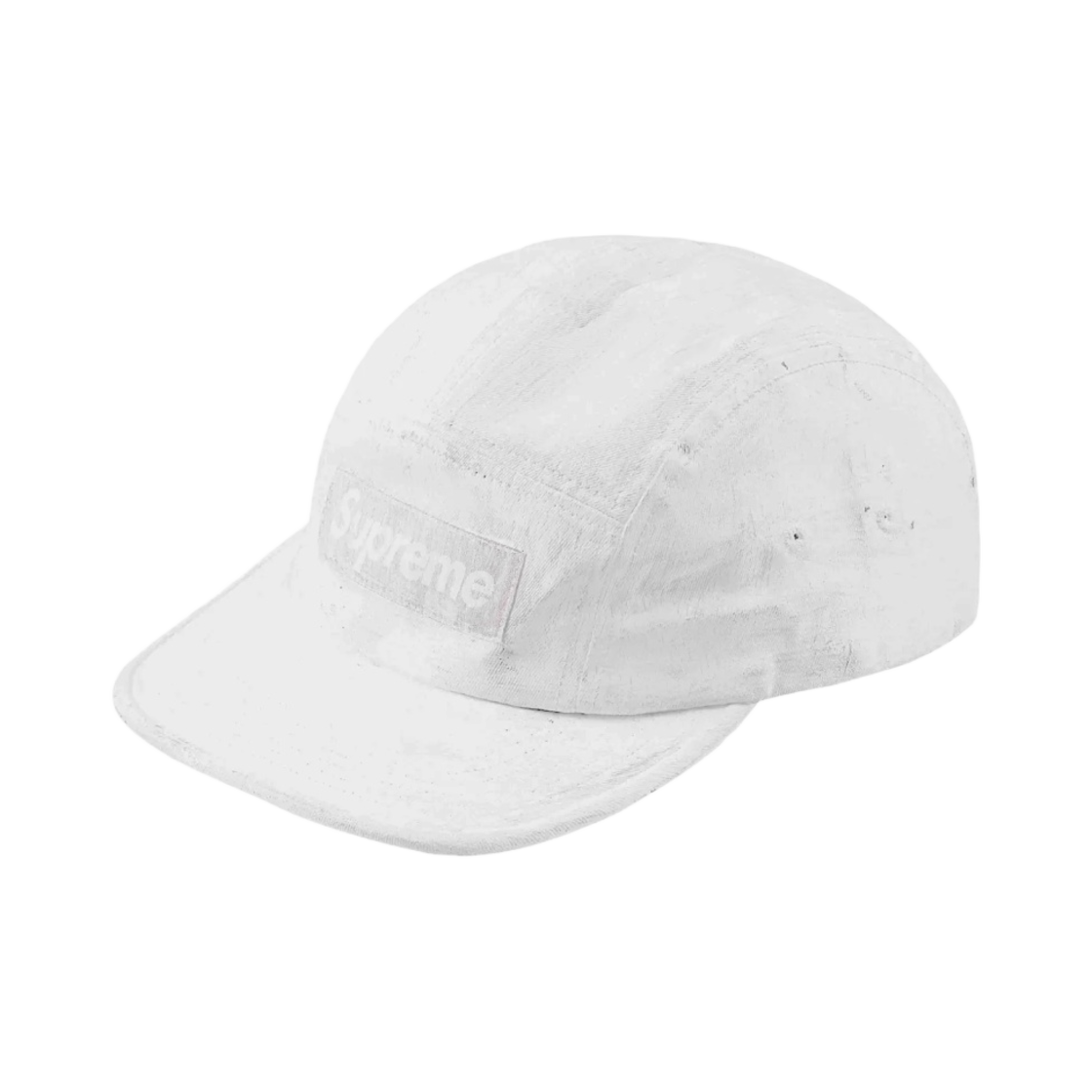 슈프림 x MM6 메종 마르지엘라 페인티드 캠프캡 화이트 - 24SS(Supreme x MM6 Maison Margiela Painted Camp Cap White - 24SS)