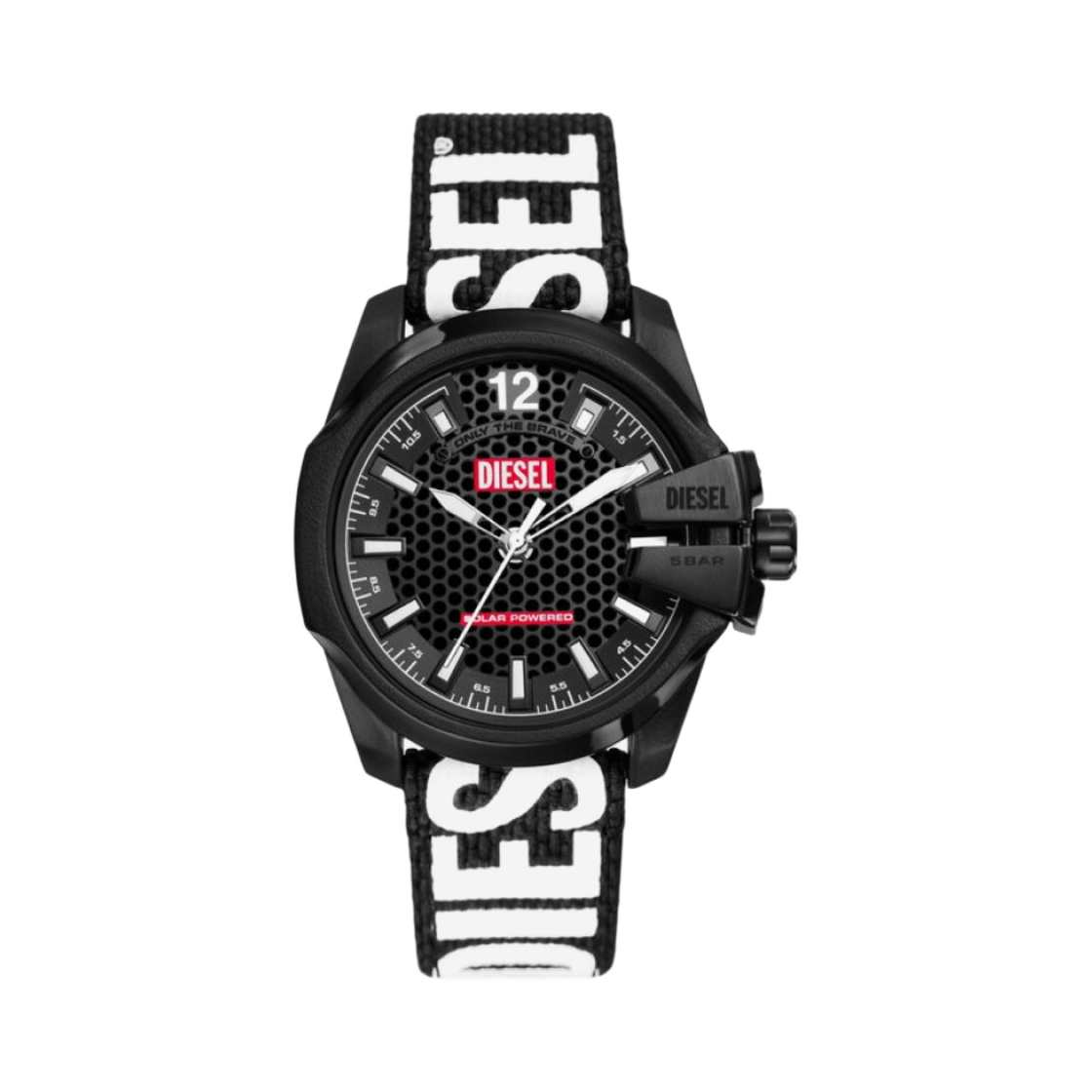 DZ4653 Diesel DZ4653 Baby Chief Three-Hand Solar 43mm Tide Ocean Material Black