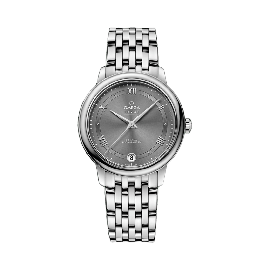 42410332006001 Omega De Ville Prestige Co Axial Chronometer Steel Grey