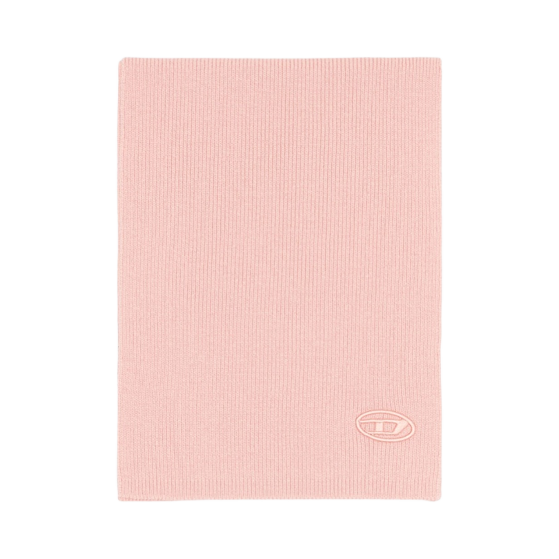 디젤 K-코더 립드 울 블렌드 머플러 핑크