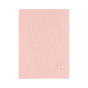 Diesel K-Coder Ribbed Wool Blend Muffler Pink